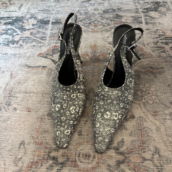 NWOB Jeffrey Campbell Creativity Slingback Pump Vintage Inspired 90s Y2k 8 - Picture 4 of 8